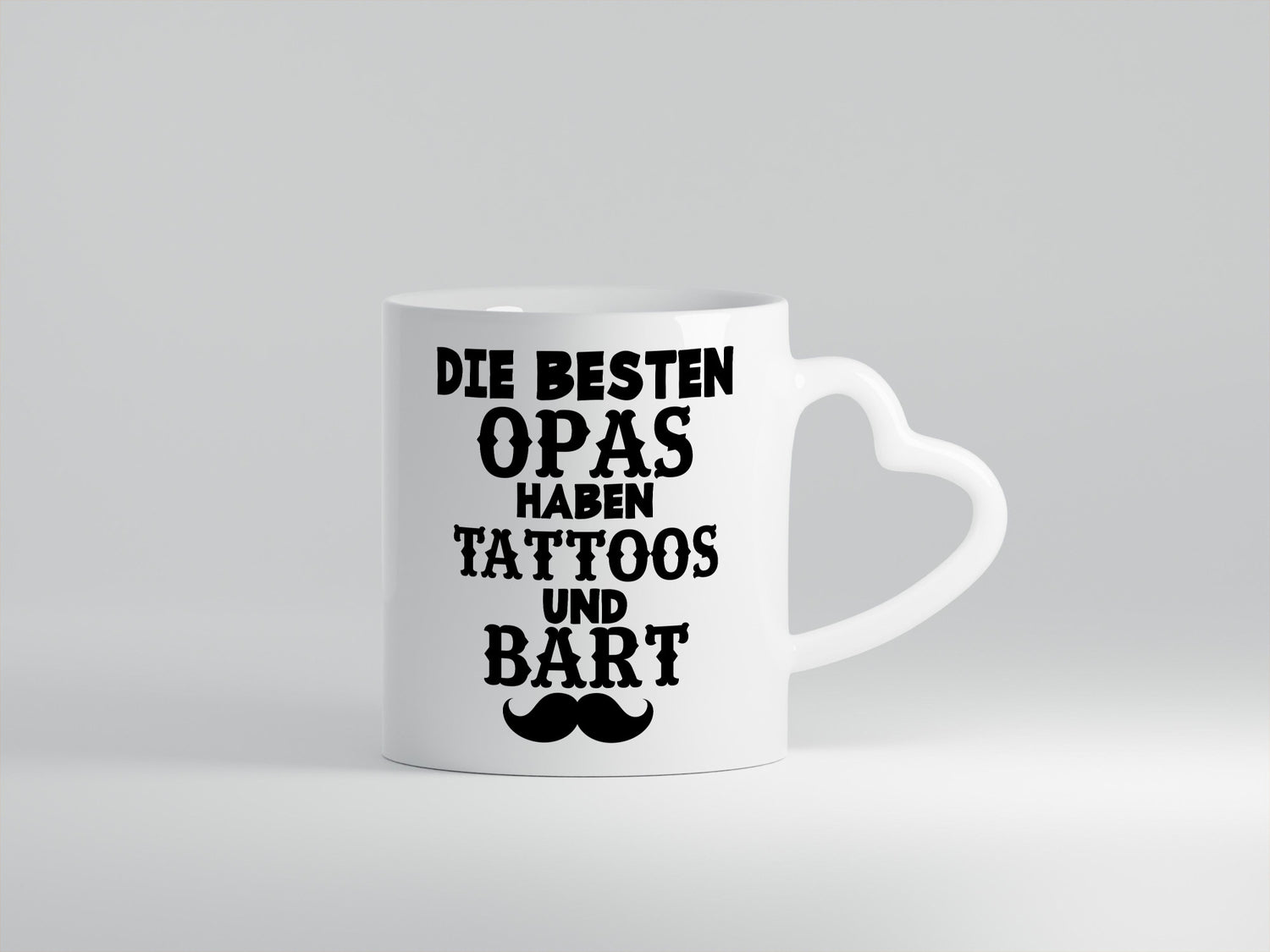 Die besten Opas haben Tattoos und Bart | Schneuzer Humor Familie Geschenkidee
