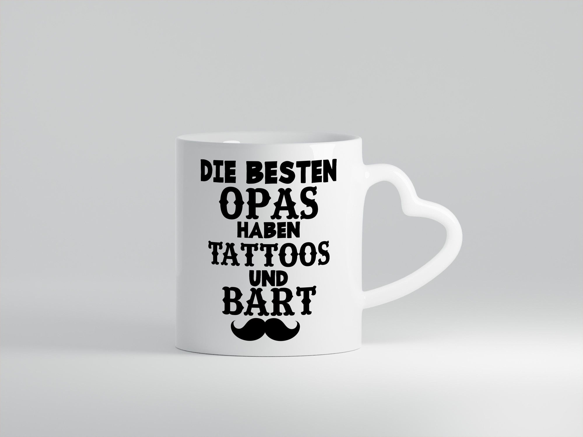 Die besten Opas haben Tattoos und Bart | Schneuzer Humor Familie Geschenkidee