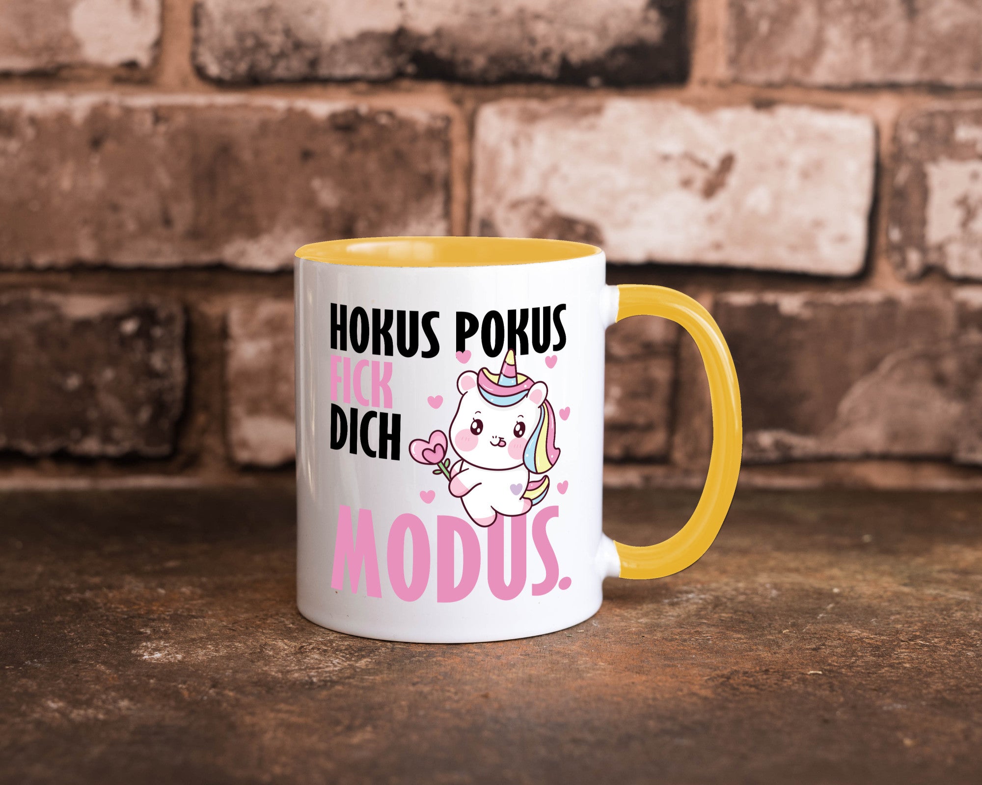 Hokus Pokus lustiger Spruch Geschenk Humor Geschenkidee Tasse
