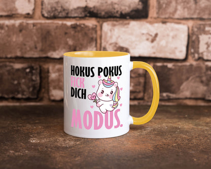 Hokus Pokus lustiger Spruch Geschenk Humor Geschenkidee Tasse