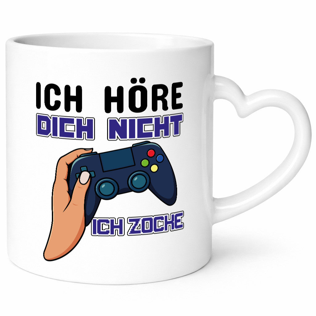 Ich höre dich nicht zocke lustig Humor Geschenkidee Geschenk Tasse
