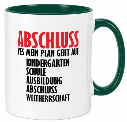 Abschluss Bachelor Geschenkidee Humor Tasse