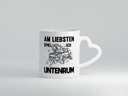 Am liebsten spiele ich untenrum | Autowektstatt lustiger Spruch Geschenk Humor