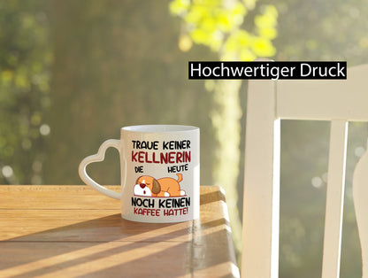 Traue keinem Kellnerin | Beruf Kellnern Bedienung Geschenk Arbeit Kollegen Büro