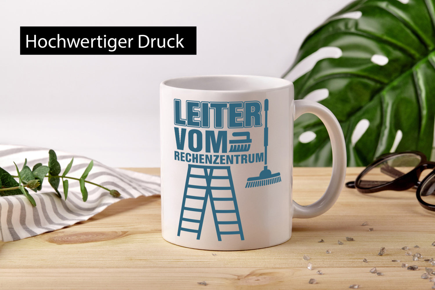 Leiter vom Rechenzentrum | Wortwitz Tasse Gärtner lustig Humor Geschenkidee
