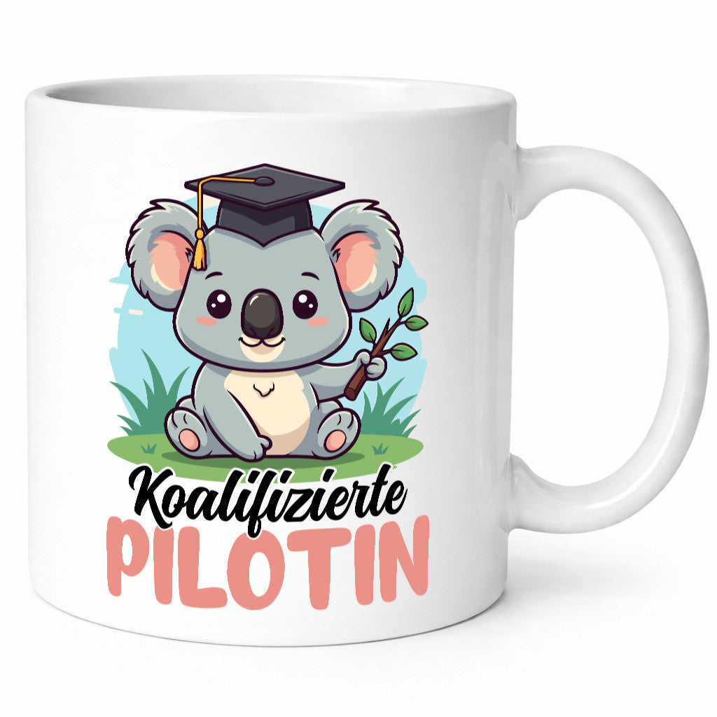 Koalifizierte Pilotin | Definition Piloten lustig Humor Geschenkidee Geschenk