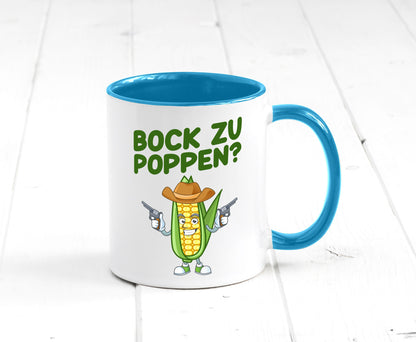 Bock auf Poppen | Mais Lustig Geschenk Humor Geschenkidee lustiger Spruch Tasse