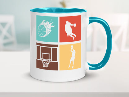 Basketball | Sportfan Slam Dunk Teamplayer NBA Humor Geschenkidee Tasse