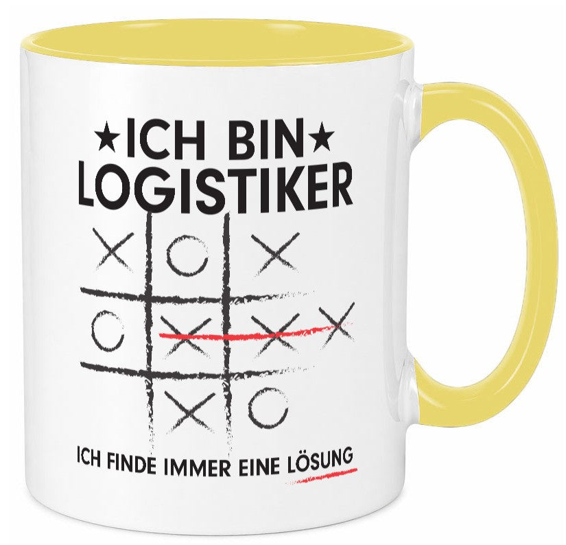 Löse Probleme: Logistiker | Beruf Logistik Geschenkidee Arbeit Kollegen Büro Tasse