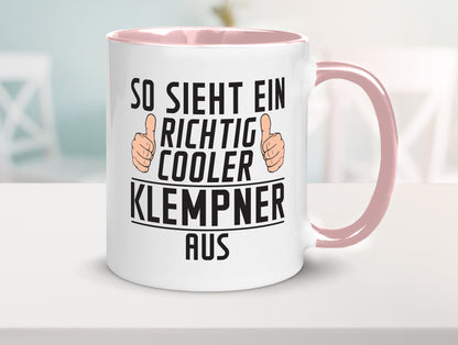 Richtig Cooler Klempner | Beruf klempnern Humor Arbeit Kollegen Büro