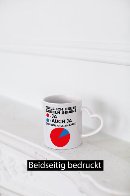 Segeln gehen | Segler Tasse Segelboot Kapitän lustiger Spruch Geschenk Humor