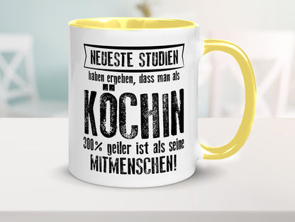 Neuste Studien: Köchin | Chefköchin Chefkoch Geschenk Arbeit Kollegen Büro
