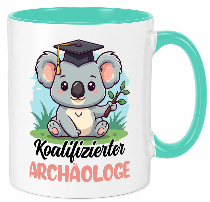 Koalifizierter Archäologe | Archäologie Forscher Geschenk Humor Geschenkidee Tasse