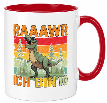 10. Geburtstag | 10 Jahre rarrrr ich bin Dinosaurier lustig Geschenkidee