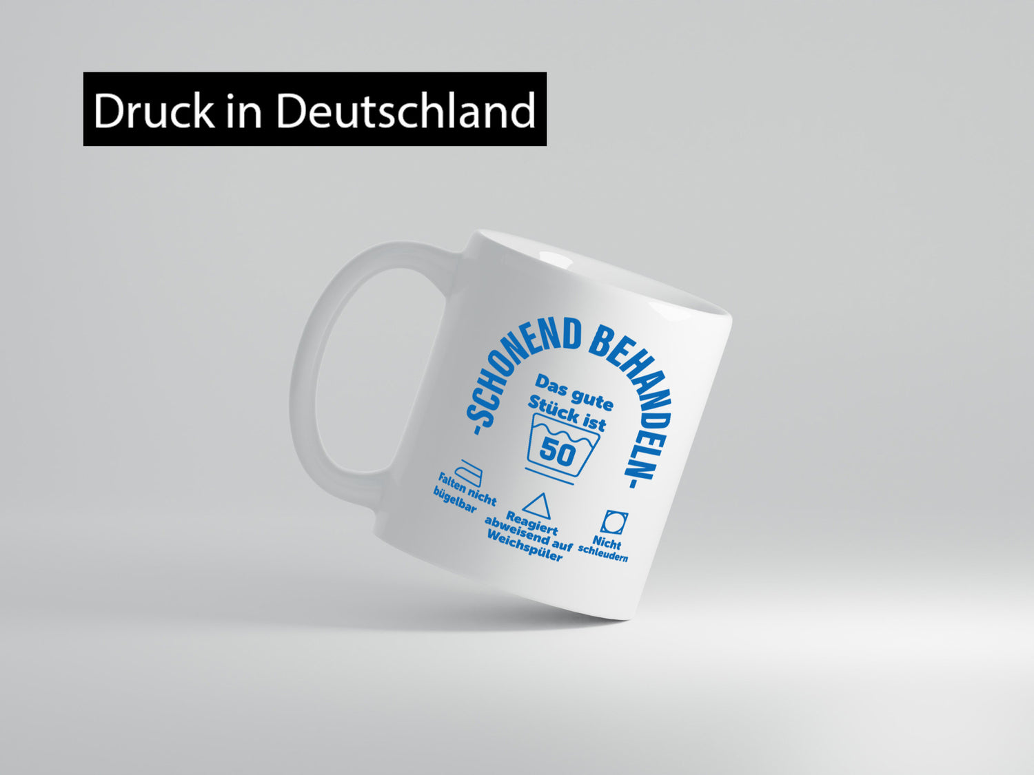 Schonend behandeln | 50 Geburtstag Humor Geschenkidee Tasse