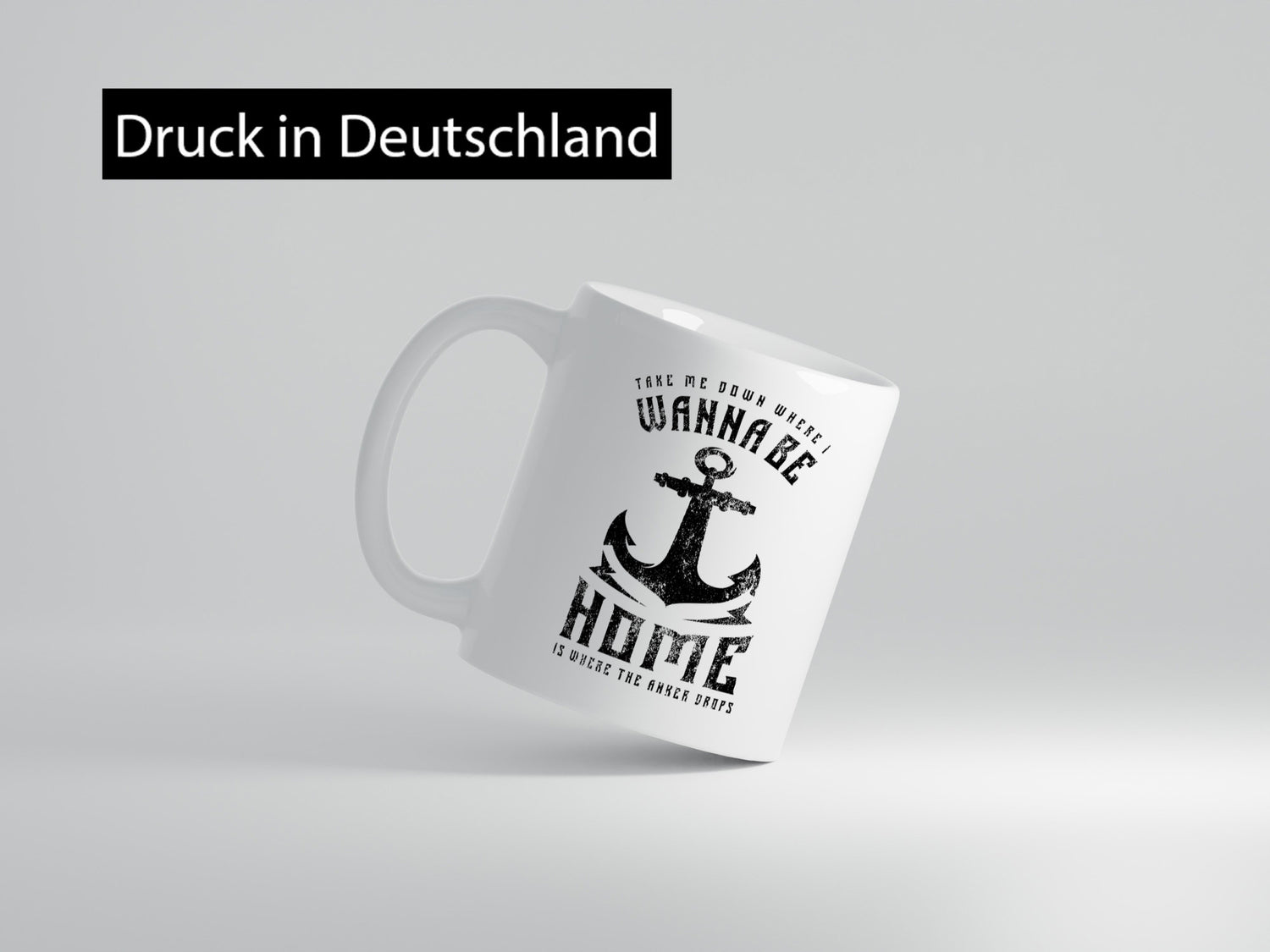 Bring mich da hin, wo ich sein will - Anker werfen lustiger Spruch Geschenk
