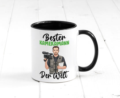 Bester Kameramann | Kamera v2 lustig Humor Geschenkidee Geschenk Tasse