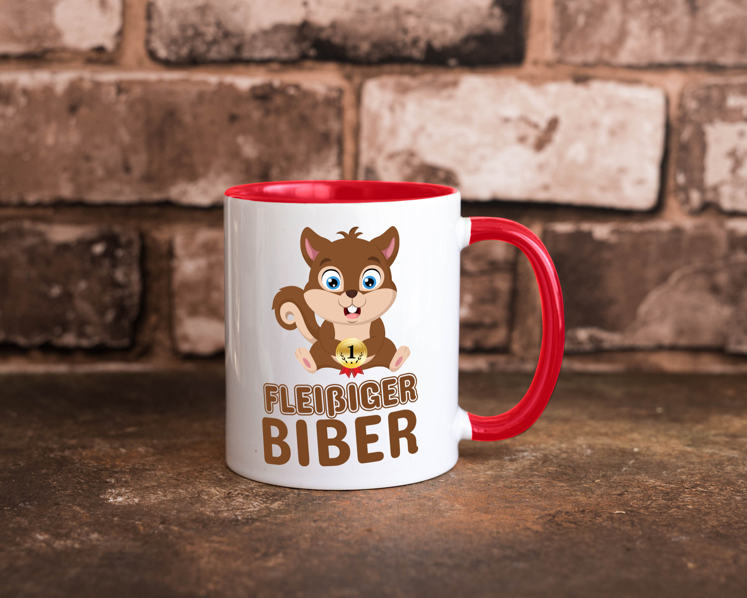 Fleißiger Biber | Motiv Tasse Kinder Geburtstag lustig Geschenkidee Geschenk