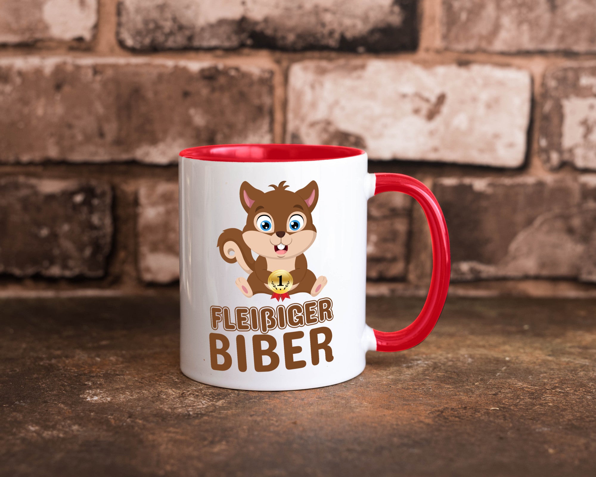 Fleißiger Biber | Motiv Tasse Kinder Geburtstag lustig Geschenkidee Geschenk