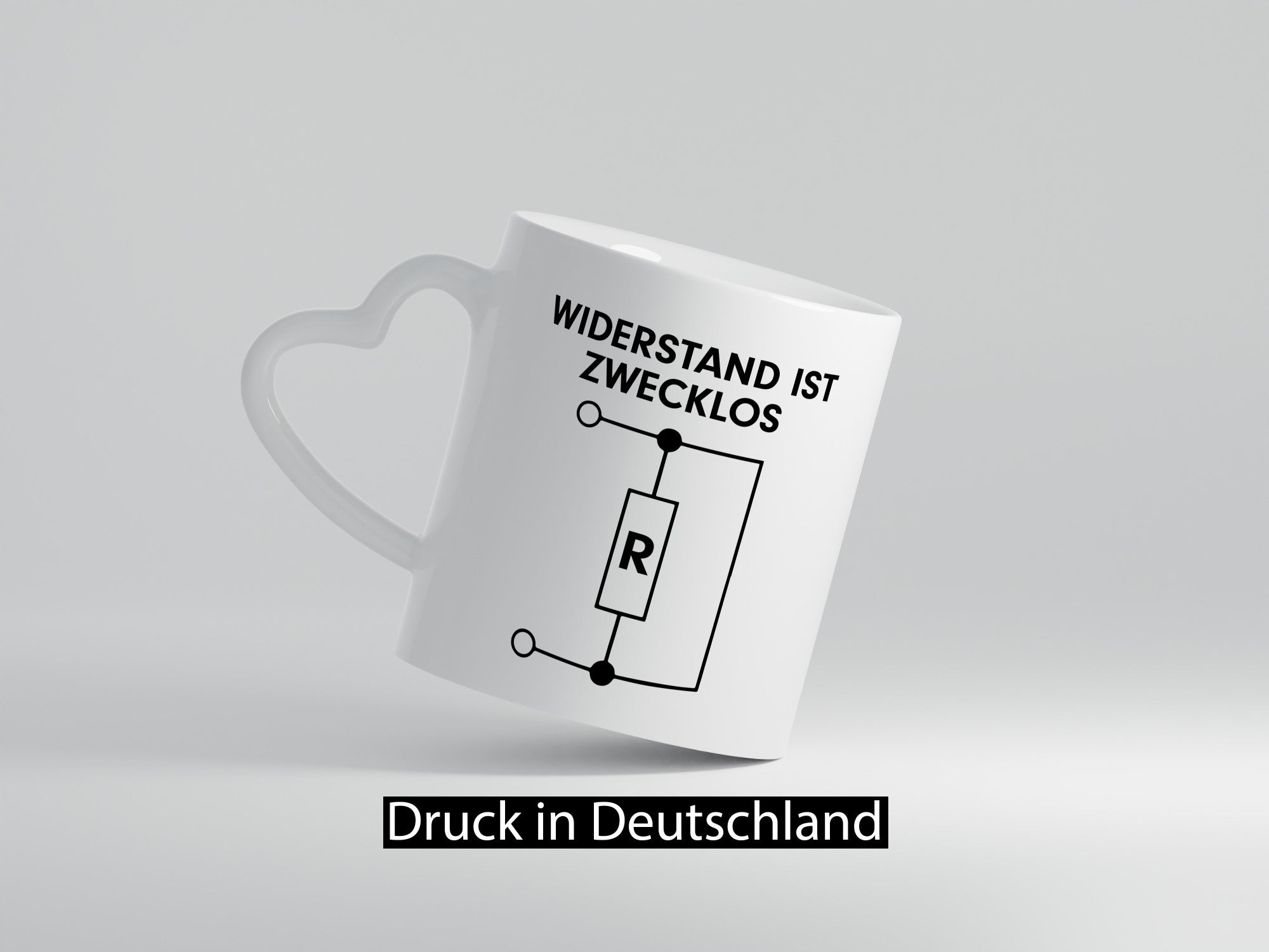 Widerstand ist Zwecklos Geschenk Humor Geschenkidee lustiger Spruch Tasse