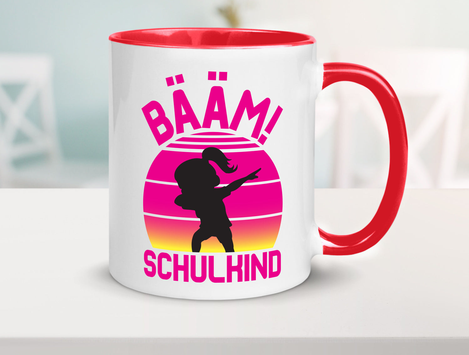 Bääm Schulkind | Einschuldung Schulanfang Geschenkidee Humor Tasse