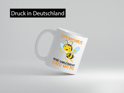 Optimismus Sumsi mit Po | lustige Biene Witz Comic Geschenk Humor Geschenkidee