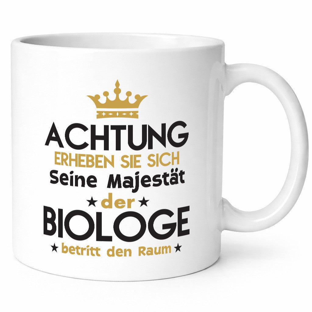 Seine Majestät Biologe | Biologie Naturforscher lustig Humor Geschenkidee