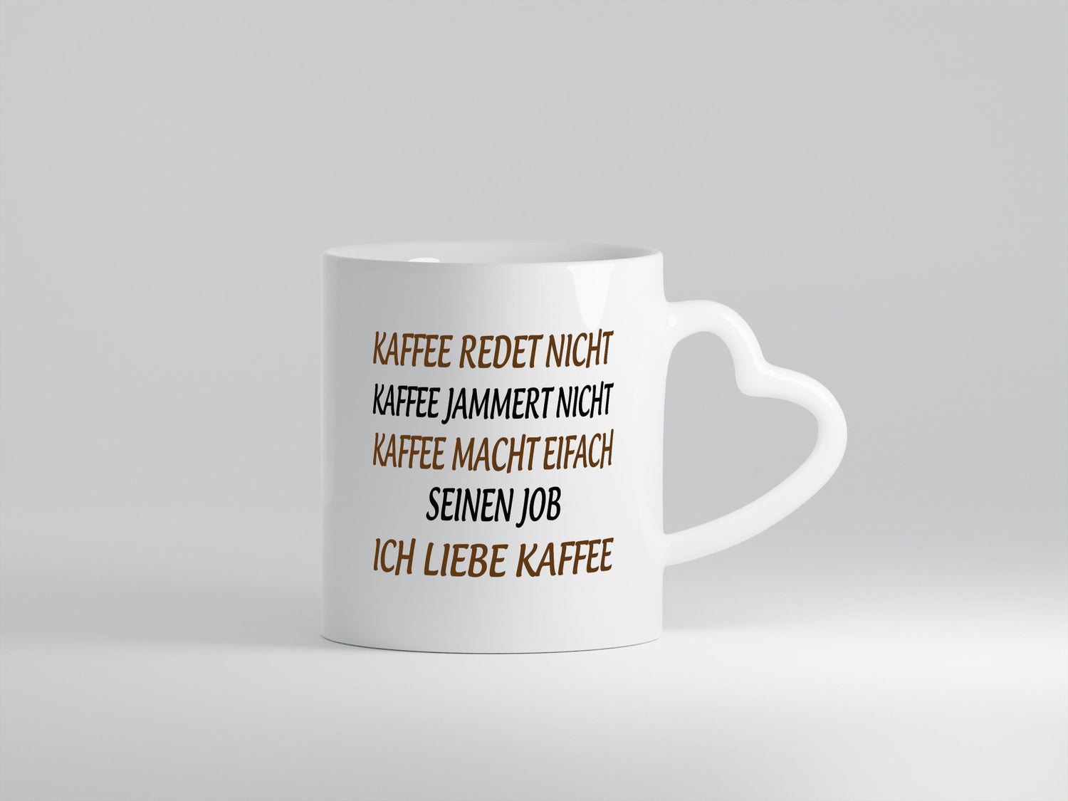 Kaffee jammert nicht | ich liebe lustig Humor Geschenkidee Geschenk Tasse