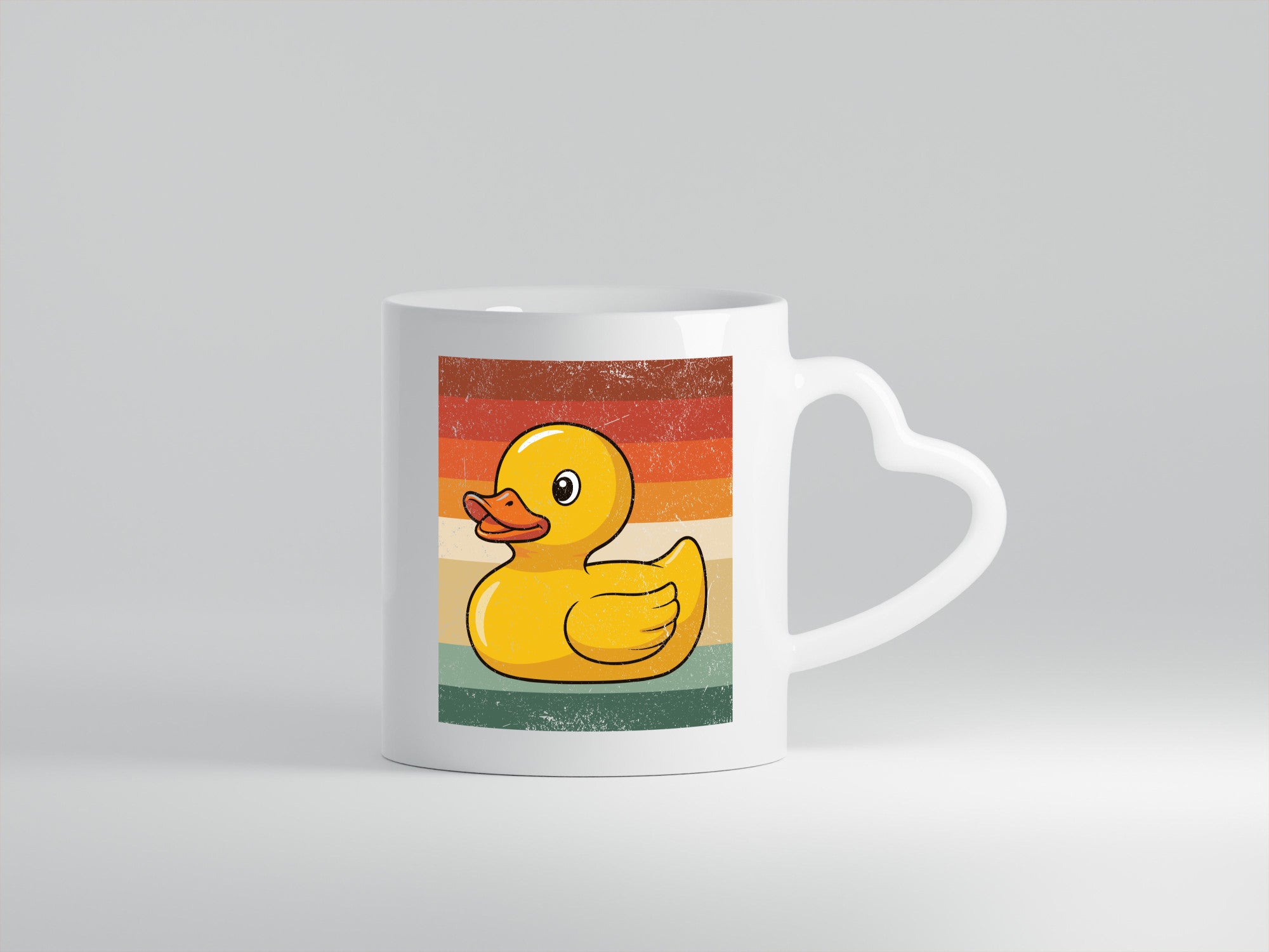 Enten | Entchen Gummiente Retro Vintage Geschenkidee Humor Tasse