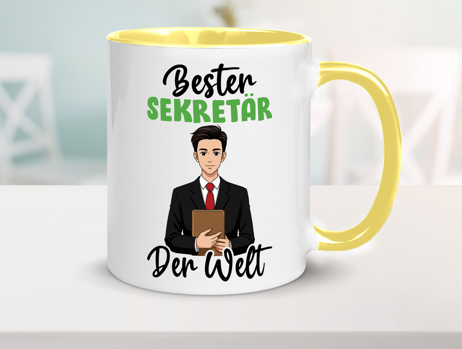 Bester Sekretär | Büro v2 lustiger Spruch Geschenk Arbeit Kollegen Tasse