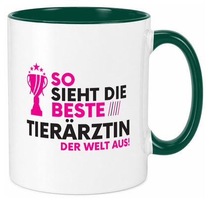 Die Weltbeste Tierärztin | Mediziner Tiermedizin lustiger Spruch Geschenk