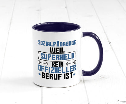 Superheld Sozialpädagoge | Pädagoge lustig Humor Geschenkidee Geschenk Tasse