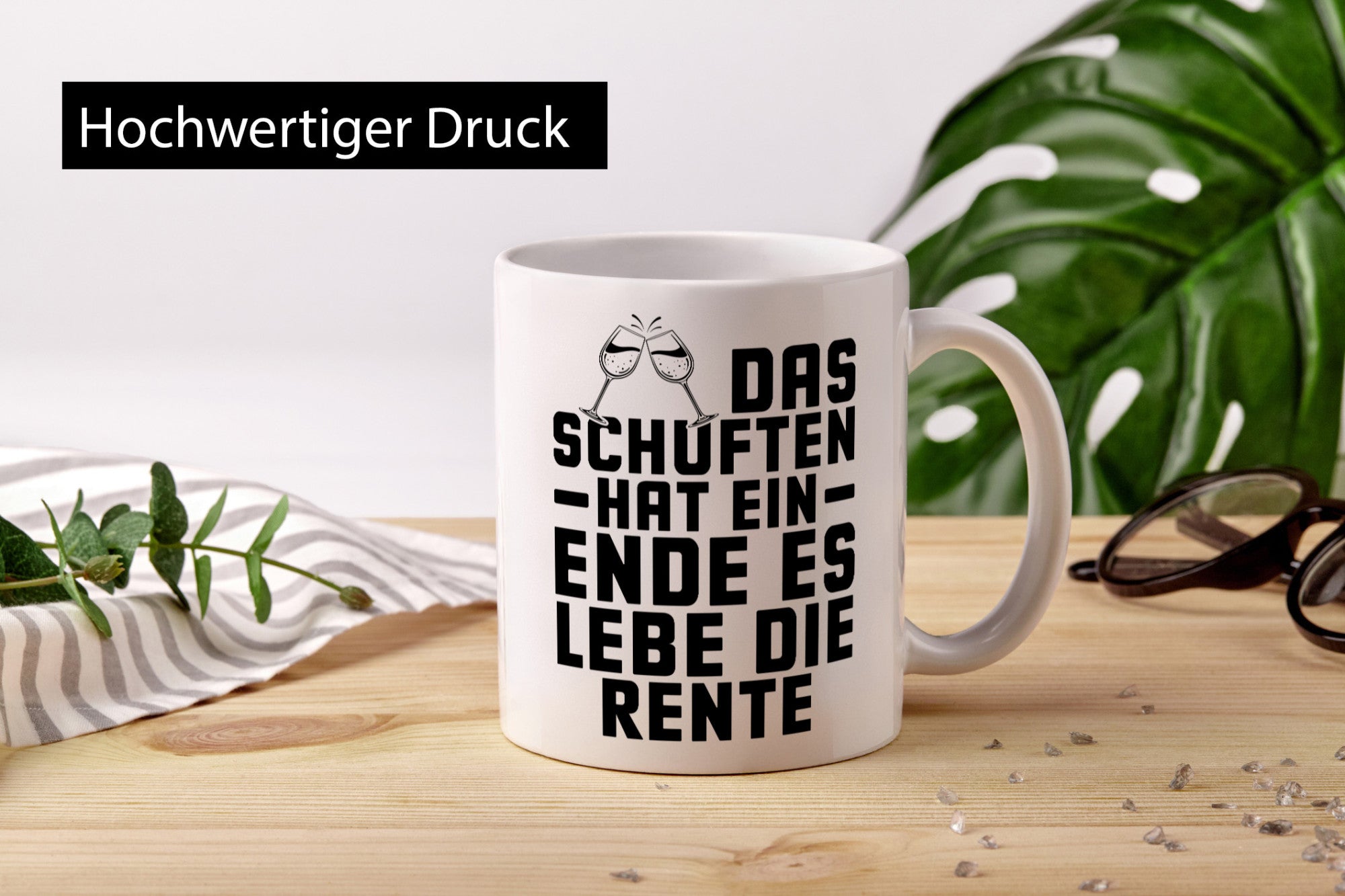 Schuften hat ein ende es lebe die Rente | Rentner lustiger Spruch Geschenk
