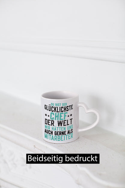 Glücklichste Chef der Welt | Lieblingskollege Mitarbeiter Geschenkidee Arbeit