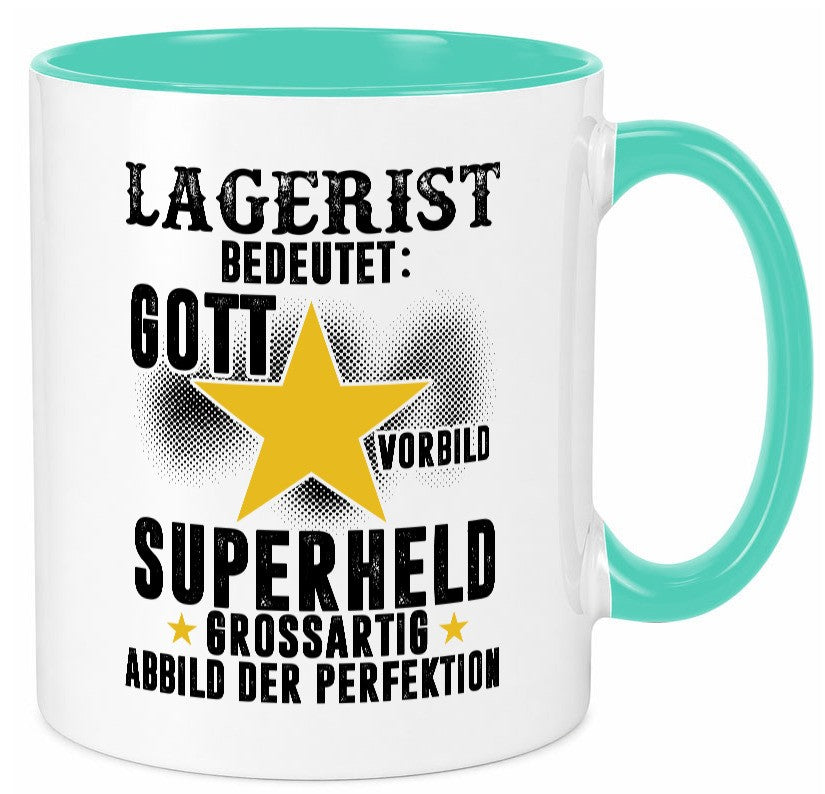 Bedeutung von Lagerist | Lageristen Lager Arbeiter lustig Arbeit Kollegen Büro Tasse