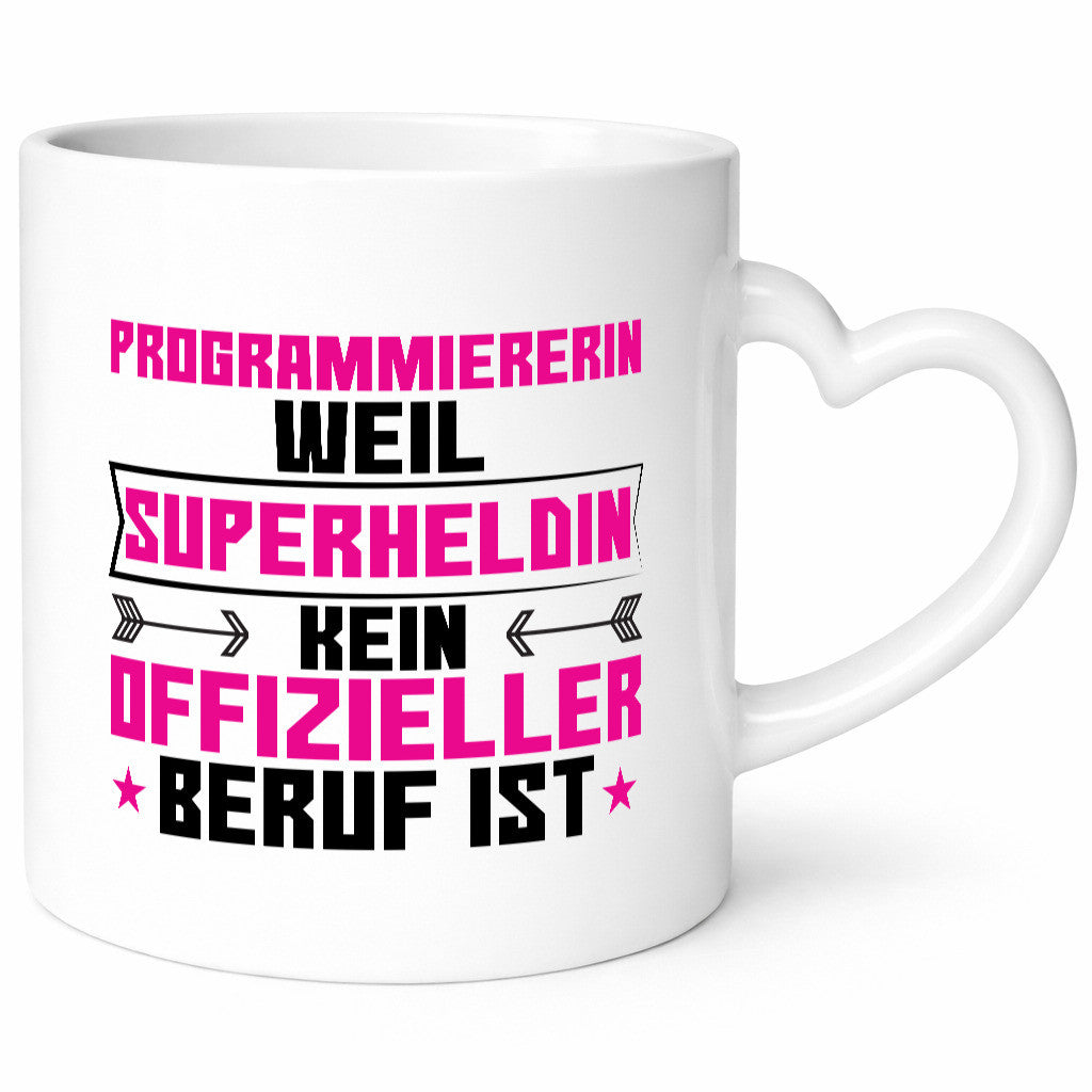 Superheldin Programmiererin | Software Entwickler Humor Geschenkidee Tasse