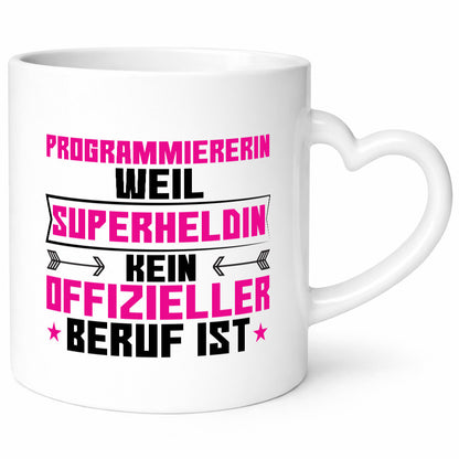 Superheldin Programmiererin | Software Entwickler Humor Geschenkidee Tasse