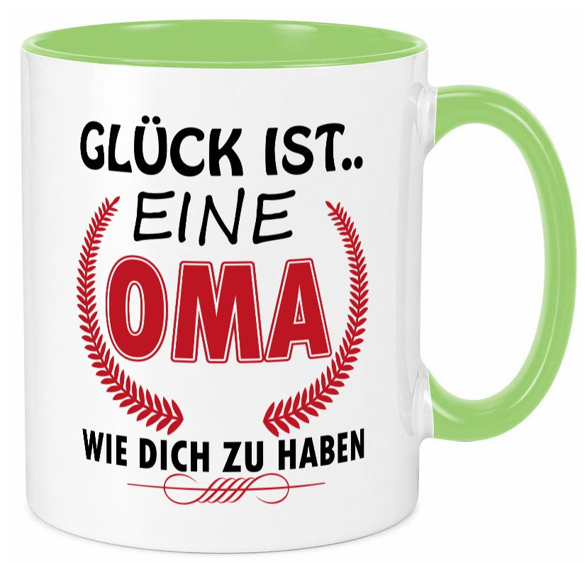 Beste Oma der Welt lustiger Spruch Geschenk Familie Geschenkidee Tasse