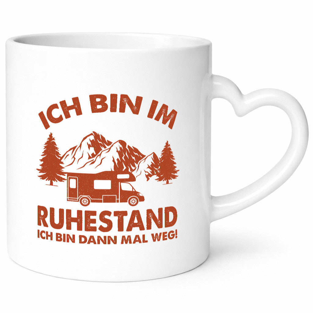 Bin im Ruhestand, dann mal weg | Wohnmobil lustig Ruhestand Jubiläum Geschenk
