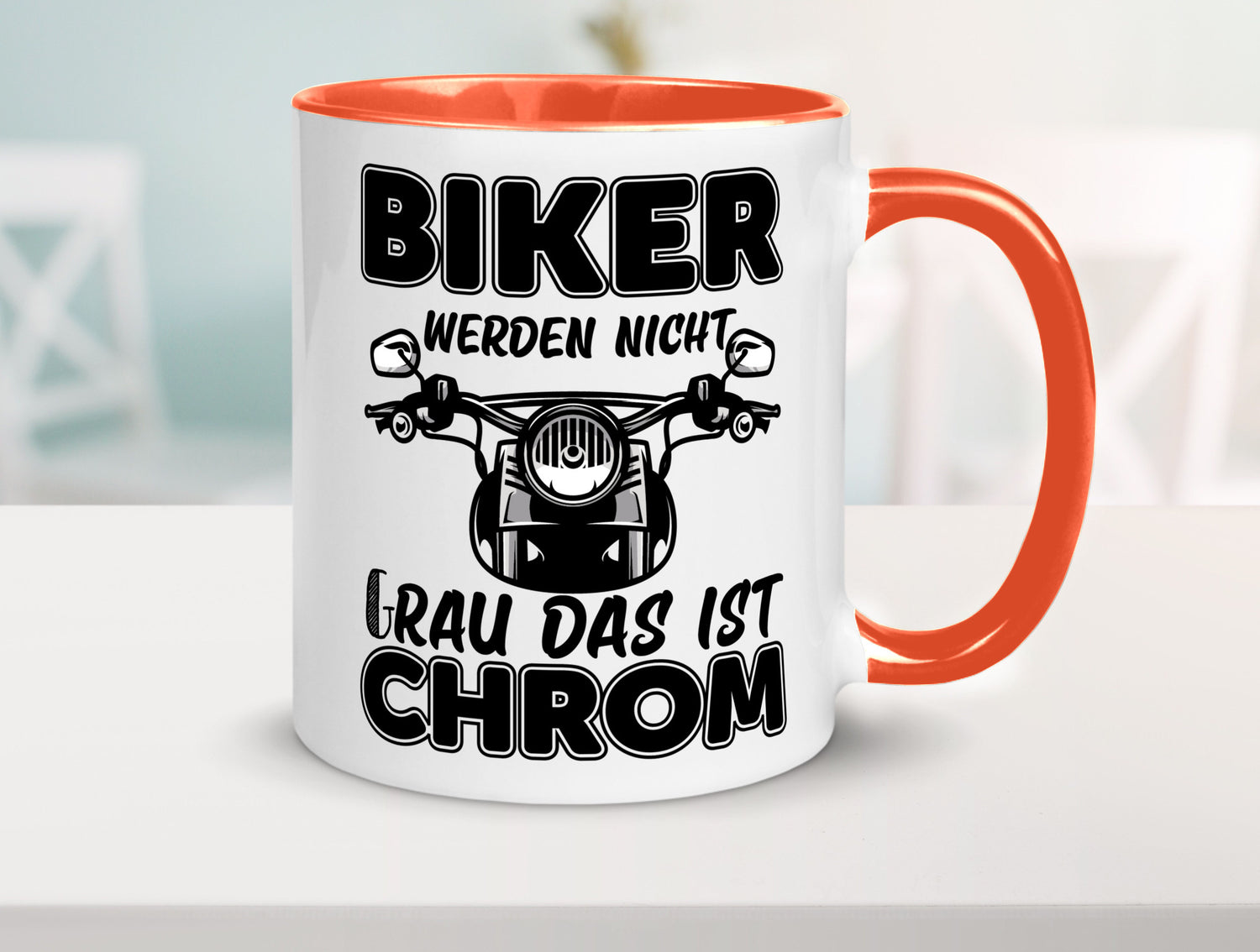 Biker werden nicht grau | Motorrradfahrer Tasse Humor Geschenkidee