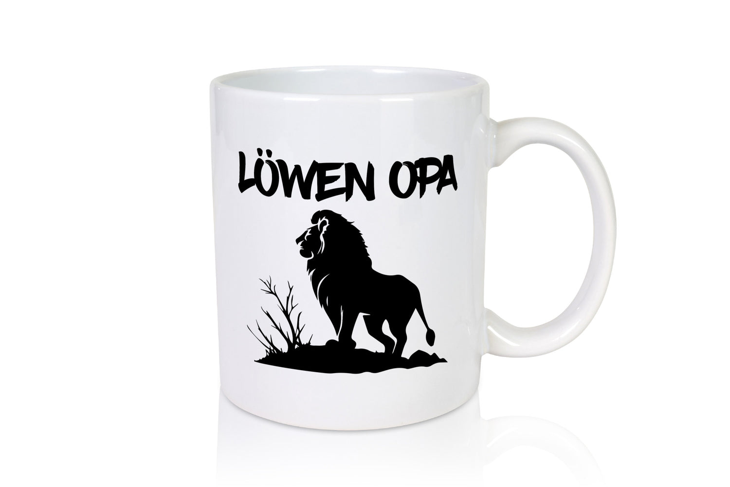 Löwen Opa | Löwe Wildtiere lustiger Spruch Geschenk Familie Geschenkidee Tasse