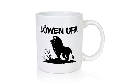 Löwen Opa | Löwe Wildtiere lustiger Spruch Geschenk Familie Geschenkidee Tasse