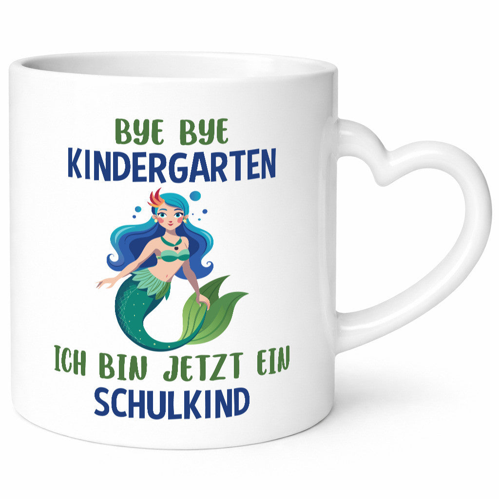 Bye Kindergarten | Schulkind Einschulung Geschenkidee Humor Tasse