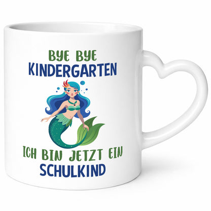 Bye Kindergarten | Schulkind Einschulung Geschenkidee Humor Tasse