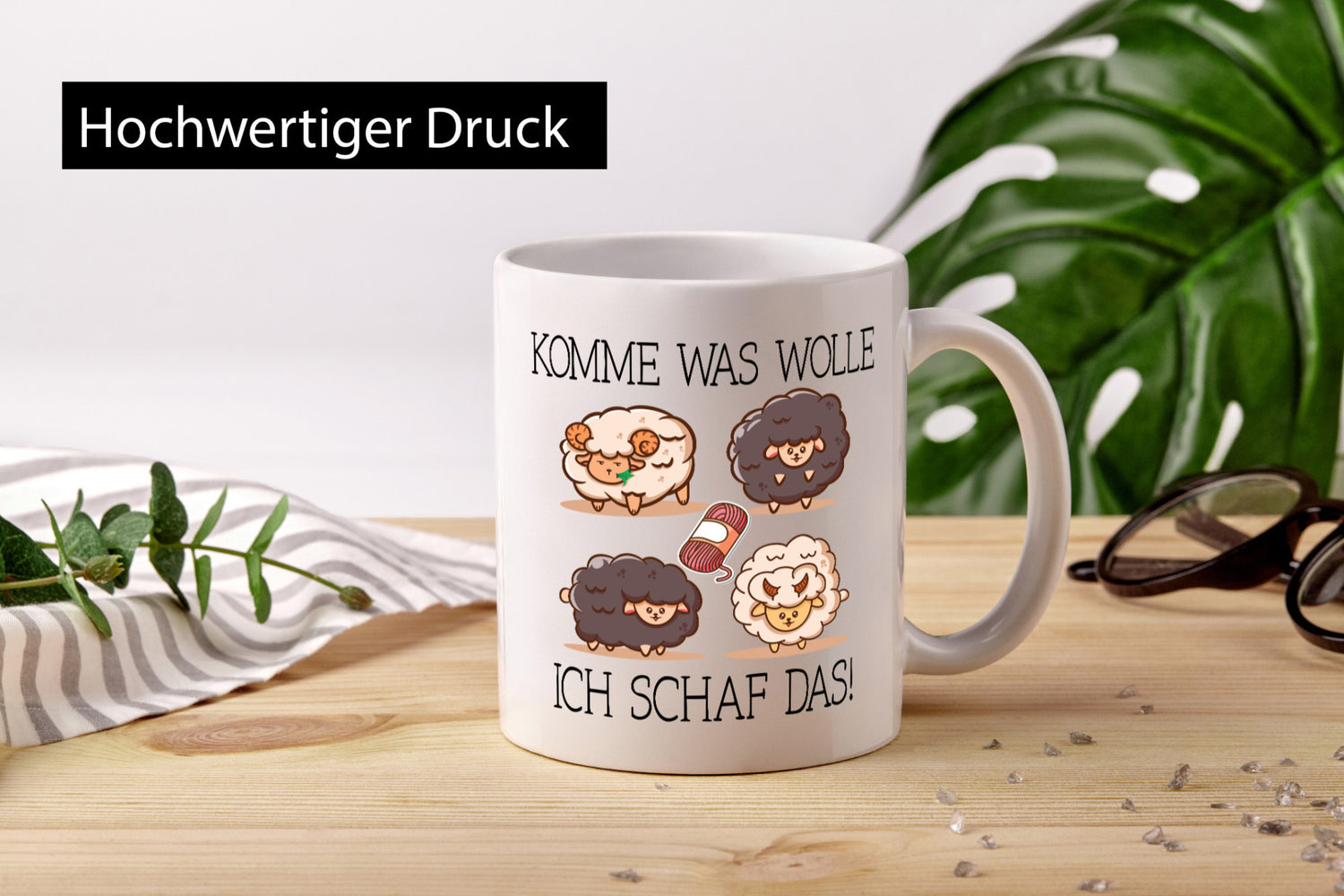 Komme was wolle ich schaff das | Schaffe lustig Humor Geschenkidee Geschenk