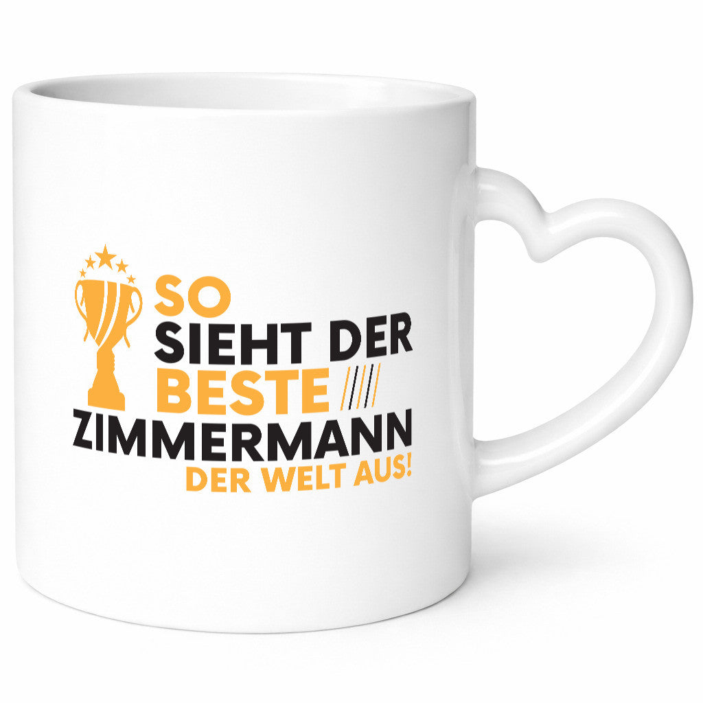 Der Weltbeste Zimmermann | Handwerker Holzbau Humor Geschenkidee Tasse