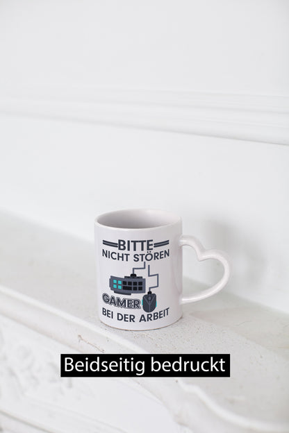 Gamer bei der Arbeit | Gaming Tasse Teenager Spruch Humor Kollegen Büro