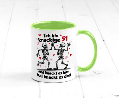 51. Geburtstag | Knackige 51 Ich bin alt v2 Humor Geschenkidee Tasse