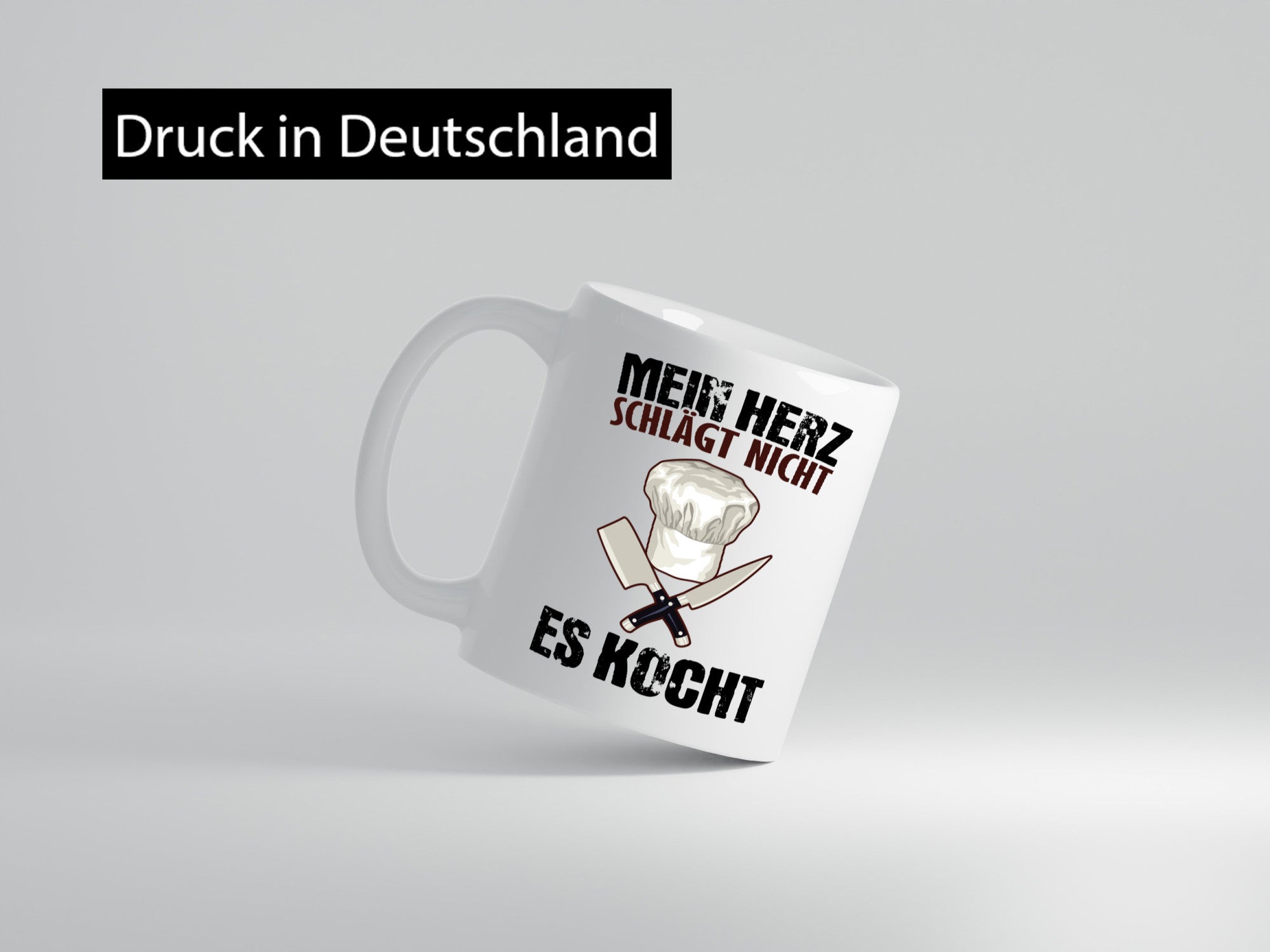 Mein Herz kocht Humor Geschenkidee Tasse