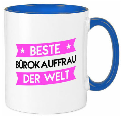Beste Bürokauffrau | Kauffrau Humor Arbeit Kollegen Büro Geschenkidee Tasse